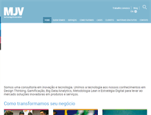 Tablet Screenshot of mjv.com.br